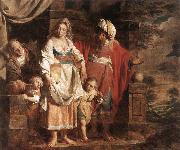 VERHAGHEN, Pieter Jozef Hagar and Ishmael Banished by Abraham china oil painting artist